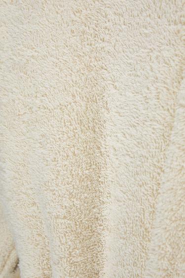 (420 GXM²) PEIGNOIR COTON PREMIUM - Ivoire de Zara - Image 4