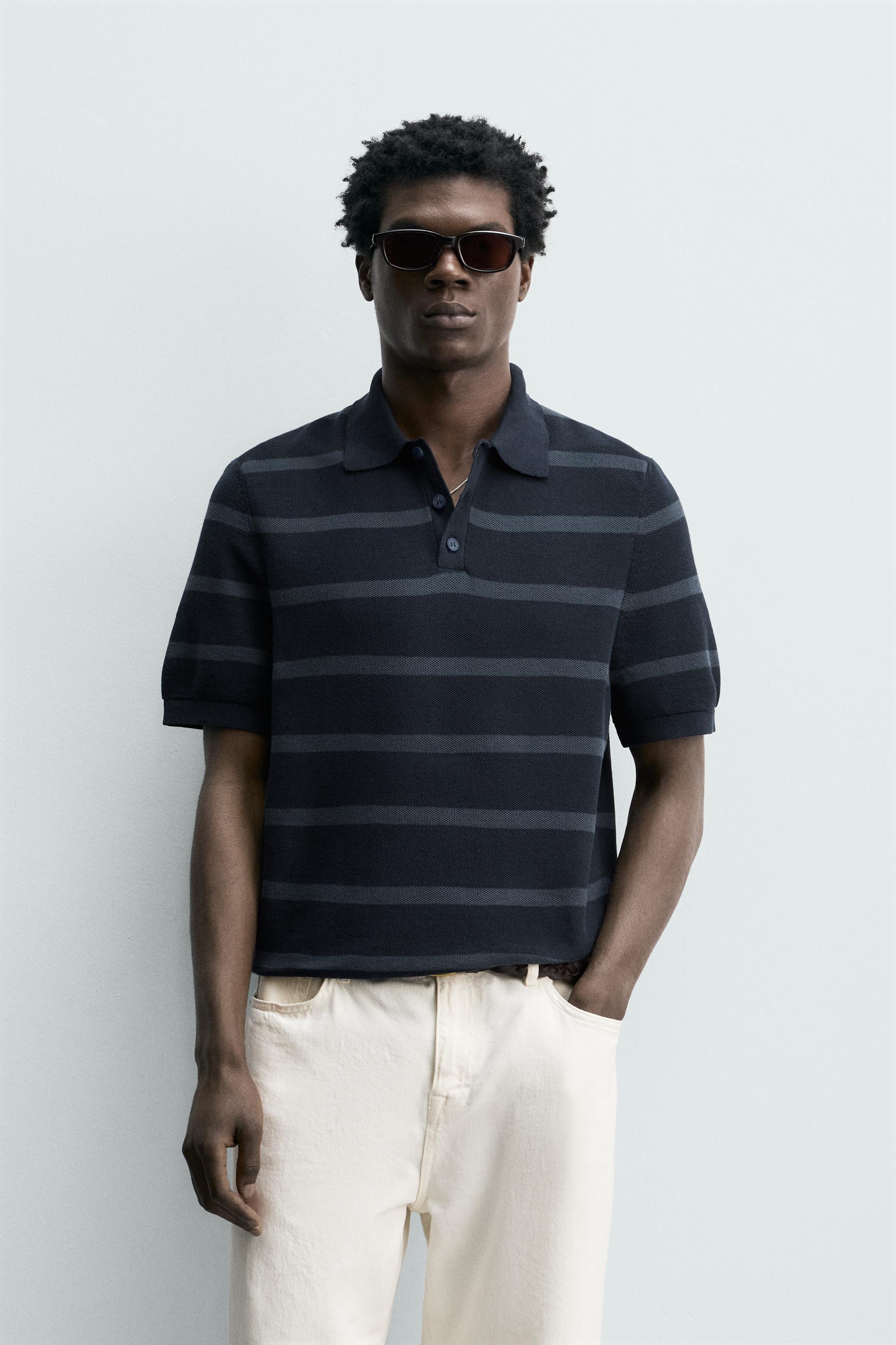 POLO REGULAR FIT EN MAILLE PIQUÉE