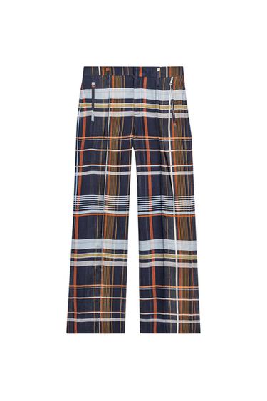 KARIERTE HOSE ZW COLLECTION - Bunt von Zara - Bild 0