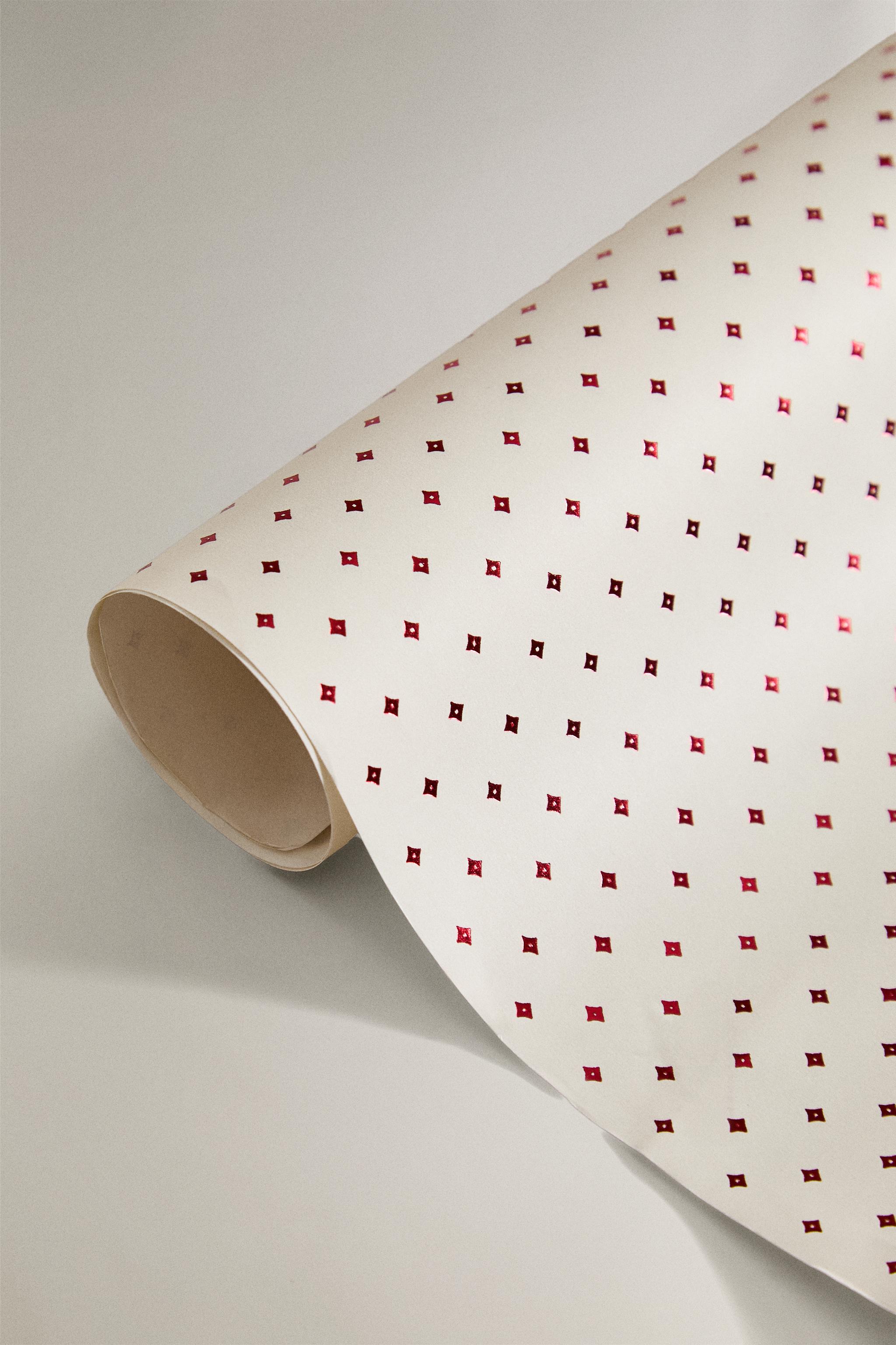 CHRISTMAS MATTE DOTTED GIFT WRAPPING PAPER