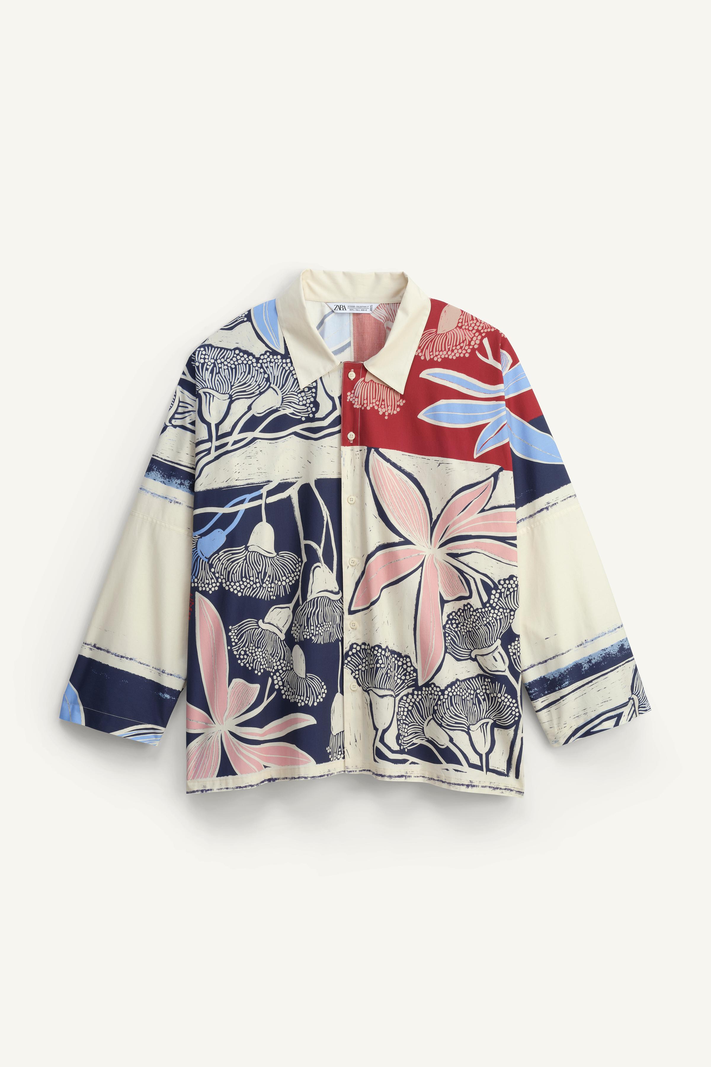 LIMITED EDITION フラワー柄シャツ - プリント地 | ZARA Japan