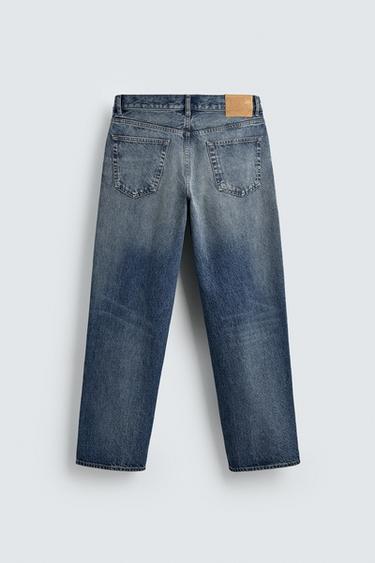 JEAN RELAXED STRAIGHT FIT AARON LEVINE X ZARA - Bleu moyen de Zara - Image 7