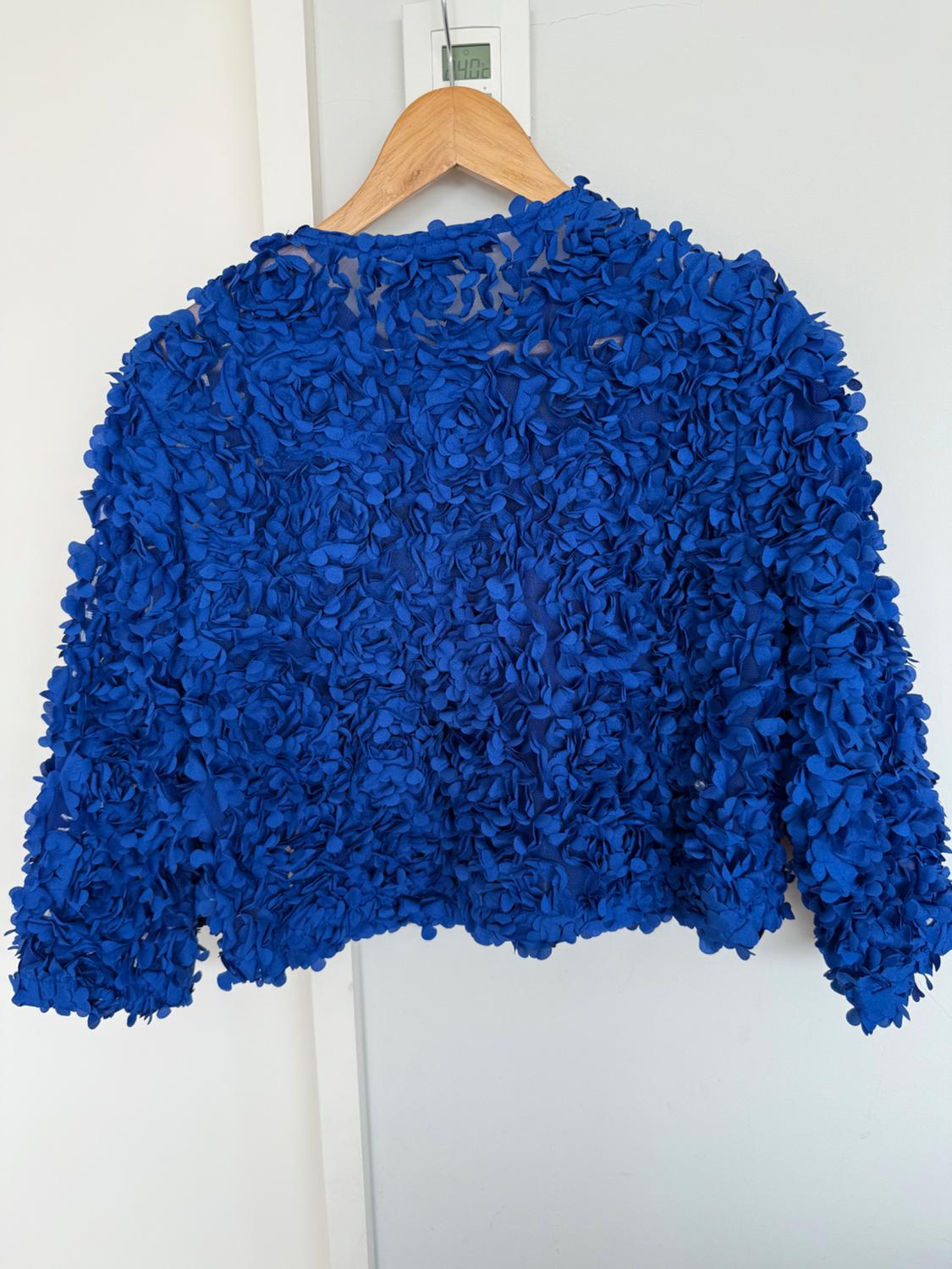 TEXTURED WEAVE KNIT CARDIGAN - Image 2