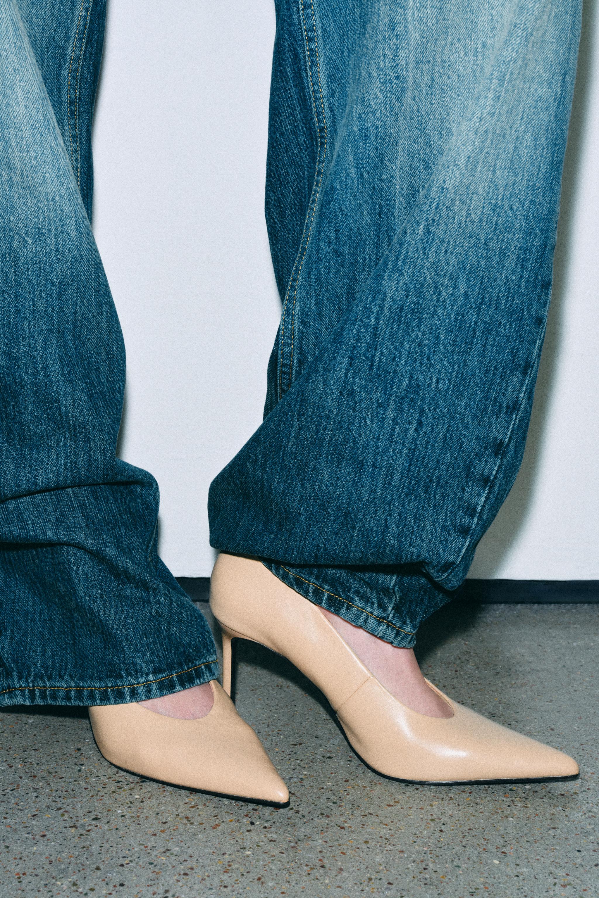CHAUSSURES À TALONS EN CUIR
