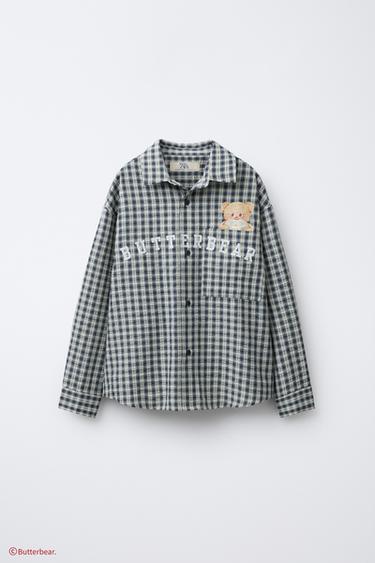 BUTTERBEAR © CHECK SHIRT - Navy blue by Zara