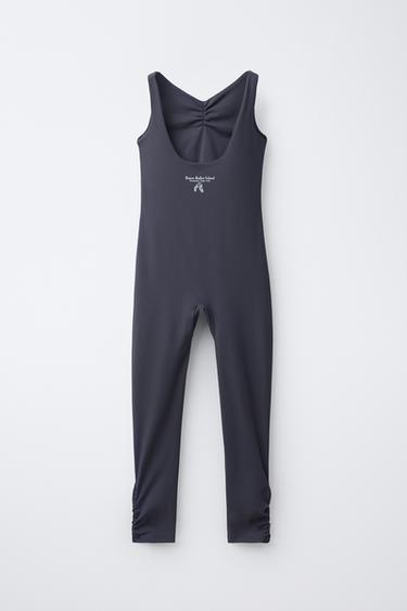 BALLET JUMPSUIT - Grey by Zara - Image 1