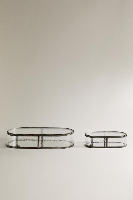 OVAL GLASS BOX