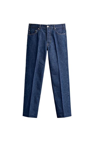 Zara AARON LEVINE X ZARA PRESSED BOOTCUT JEANS - Blue