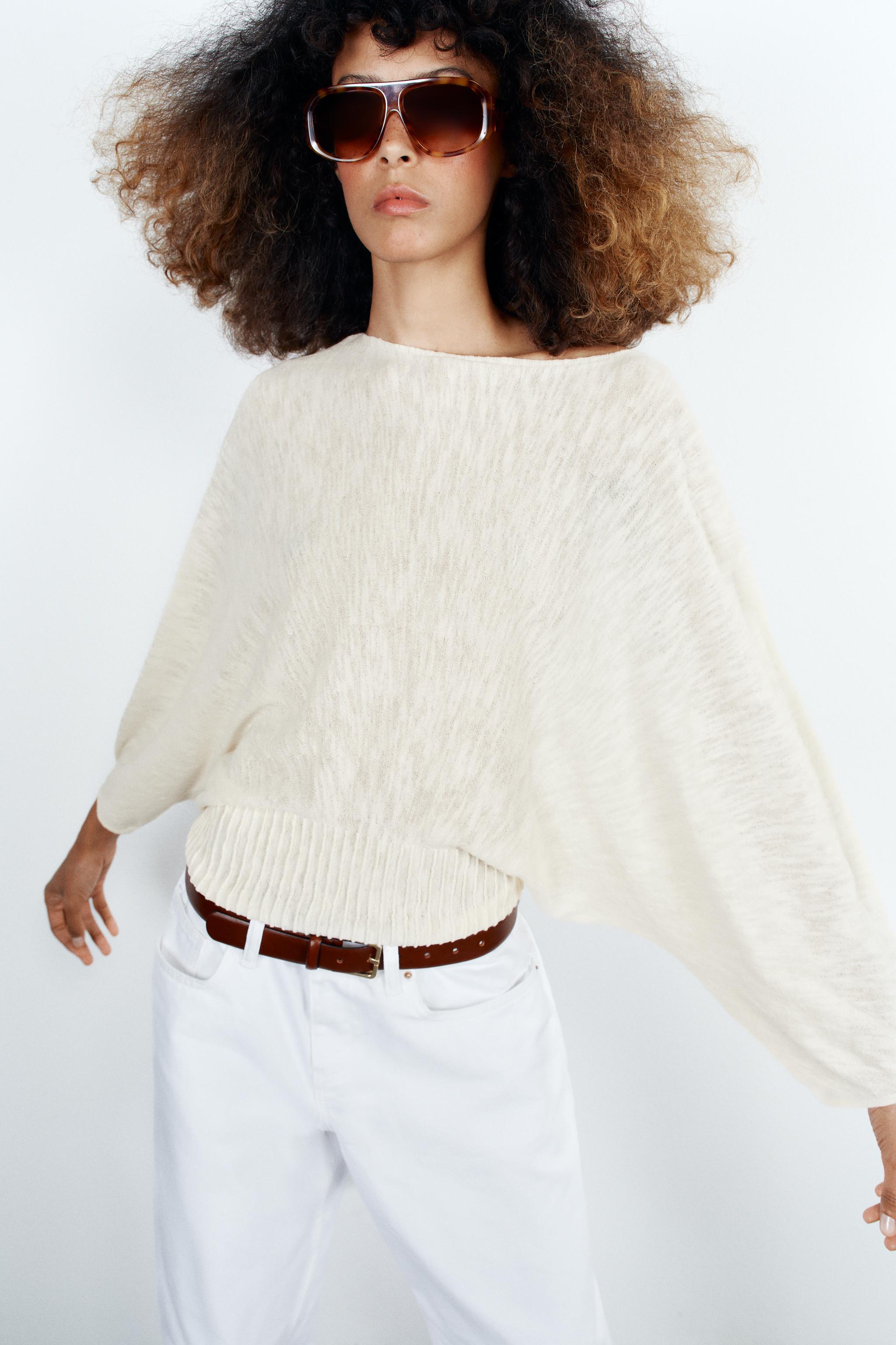 VOLUME SLEEVE KNIT JUMPER