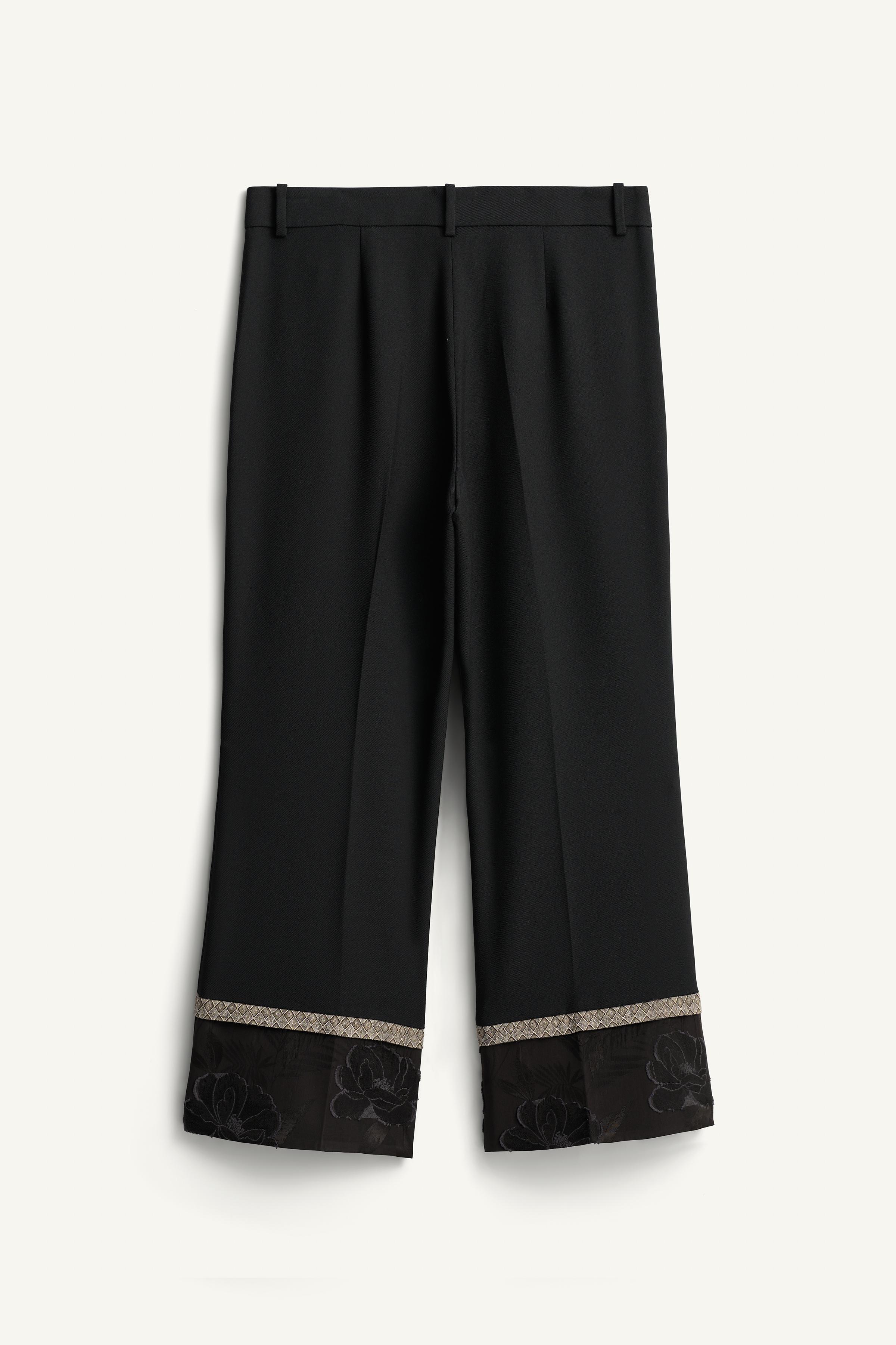 LIMITED EDITION CONTRAST JACQUARD PANTS