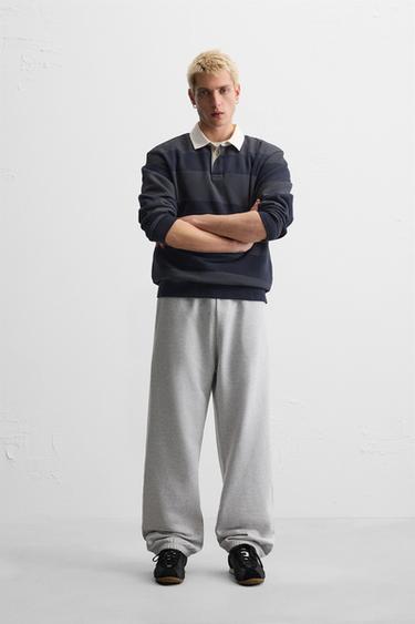 Zaras BYXA JOGGER RELAXED FIT - Gråmelerad grå - Bild 0