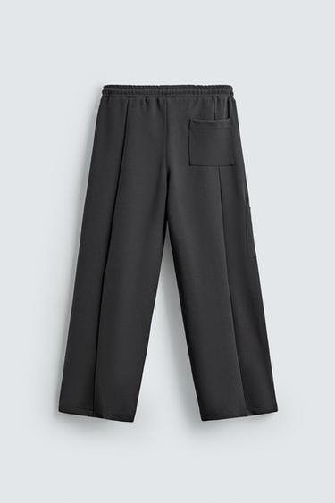 INTERLOCK CARGO JOGGING TROUSERS - Mid-grey by Zara - Image 7