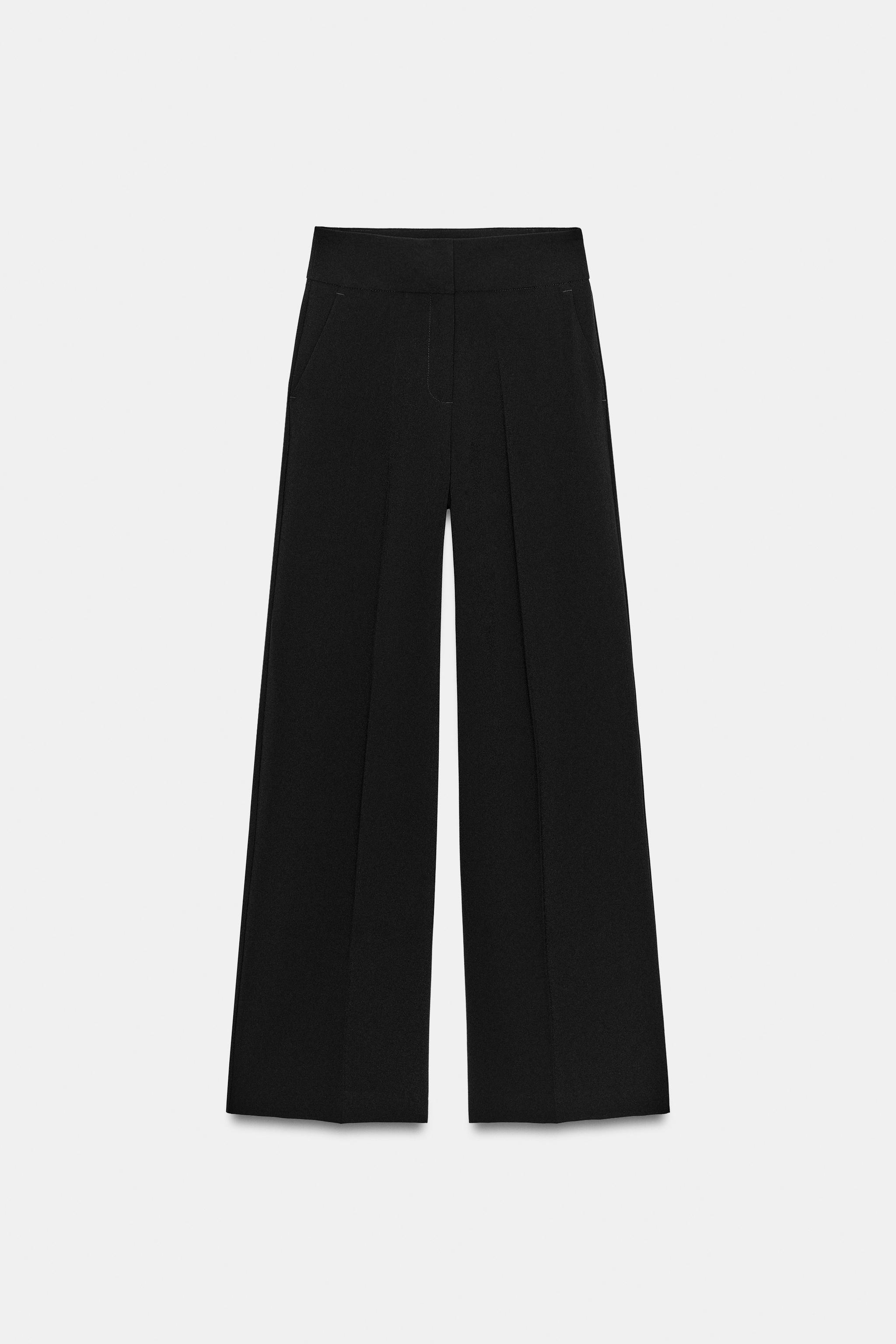 HIGH-WAISTED WIDE LEG PANTS