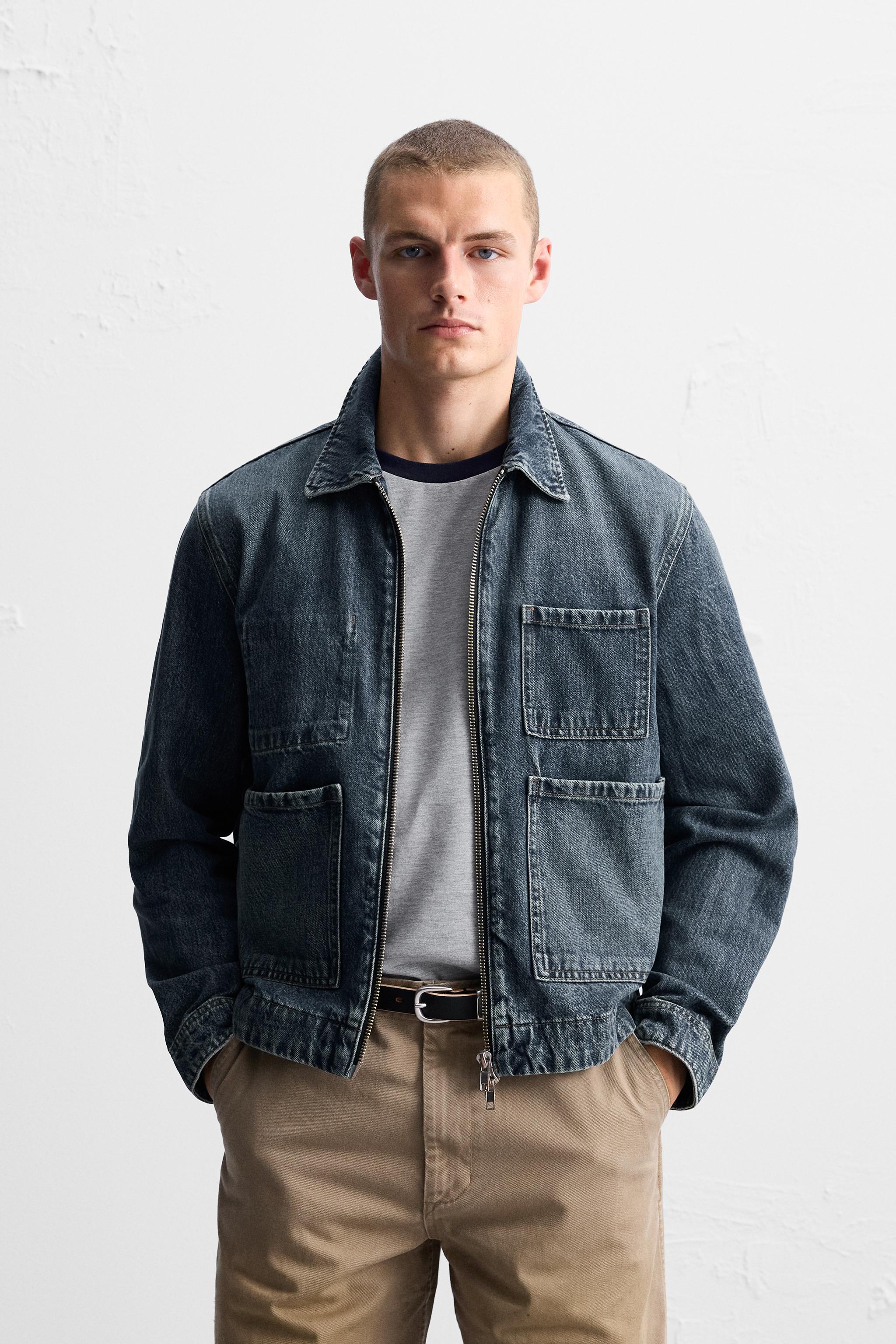 Zara shops man denim jacket price