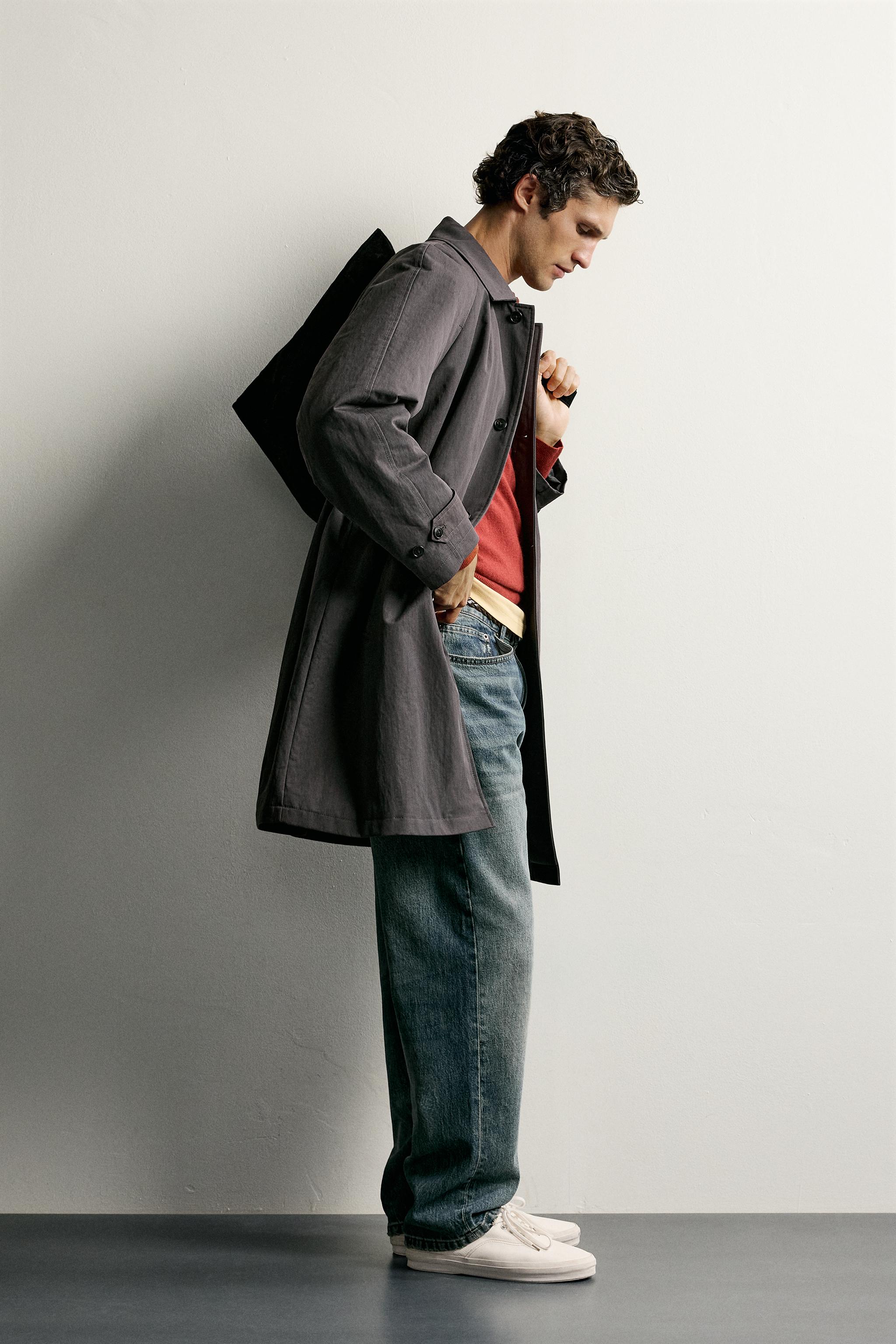 WATER-REPELLENT REGULAR FIT TRENCH COAT