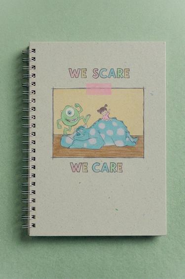 KIDS’ MONSTERS, INC. ©DISNEY/PIXAR A4 NOTEBOOK - Multicoloured by Zara