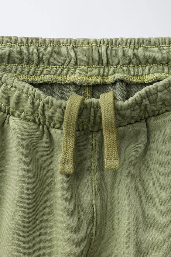 ENSEMBLE SWEAT POLO ET PANTALON DE JOGGING GARMENT DYE - Vert de Zara - Image 6