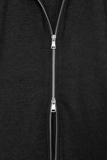 VESTE FERMETURE ÉCLAIR - Gris foncé de Zara - Image 7
