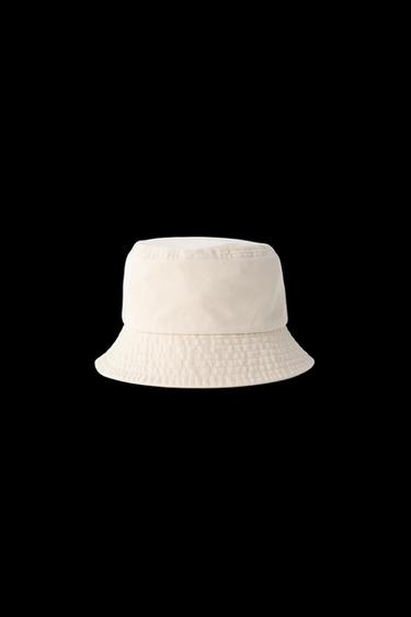 WASHED EFFECT BUCKET HAT - Sand by Zara - Image 0