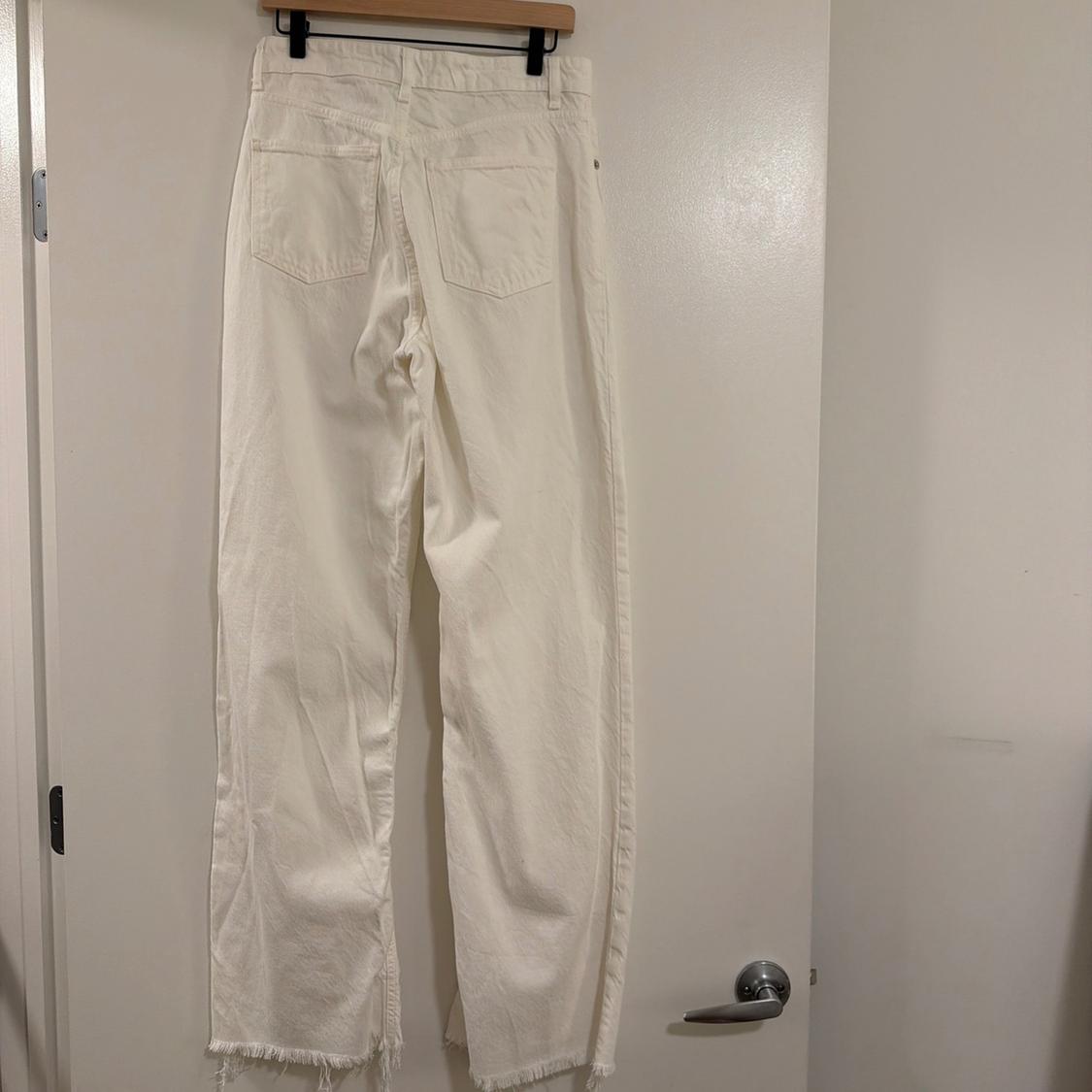 ZARA WOMENS WIDE LEG JEANS SIZE 8 - Image 2