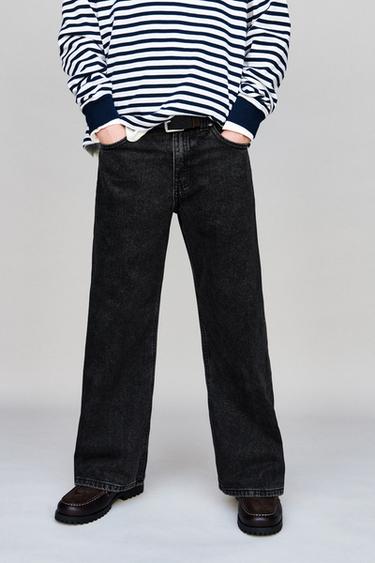 JEANS A CAMPANA - Nero di Zara