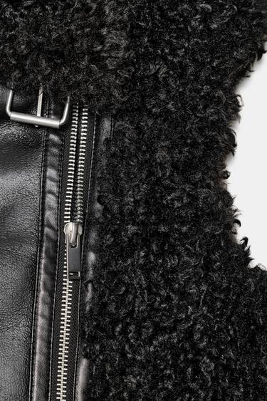 GILET DOUBLE FACE ZW COLLECTION - Noir de Zara - Image 4