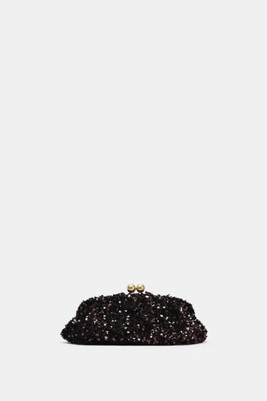 CLUTCH MET LOVERTJES - Bruin van Zara
