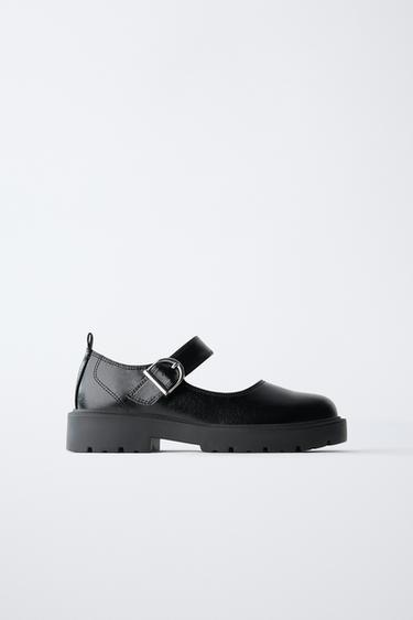 BALLERINES TRACK - Noir de Zara