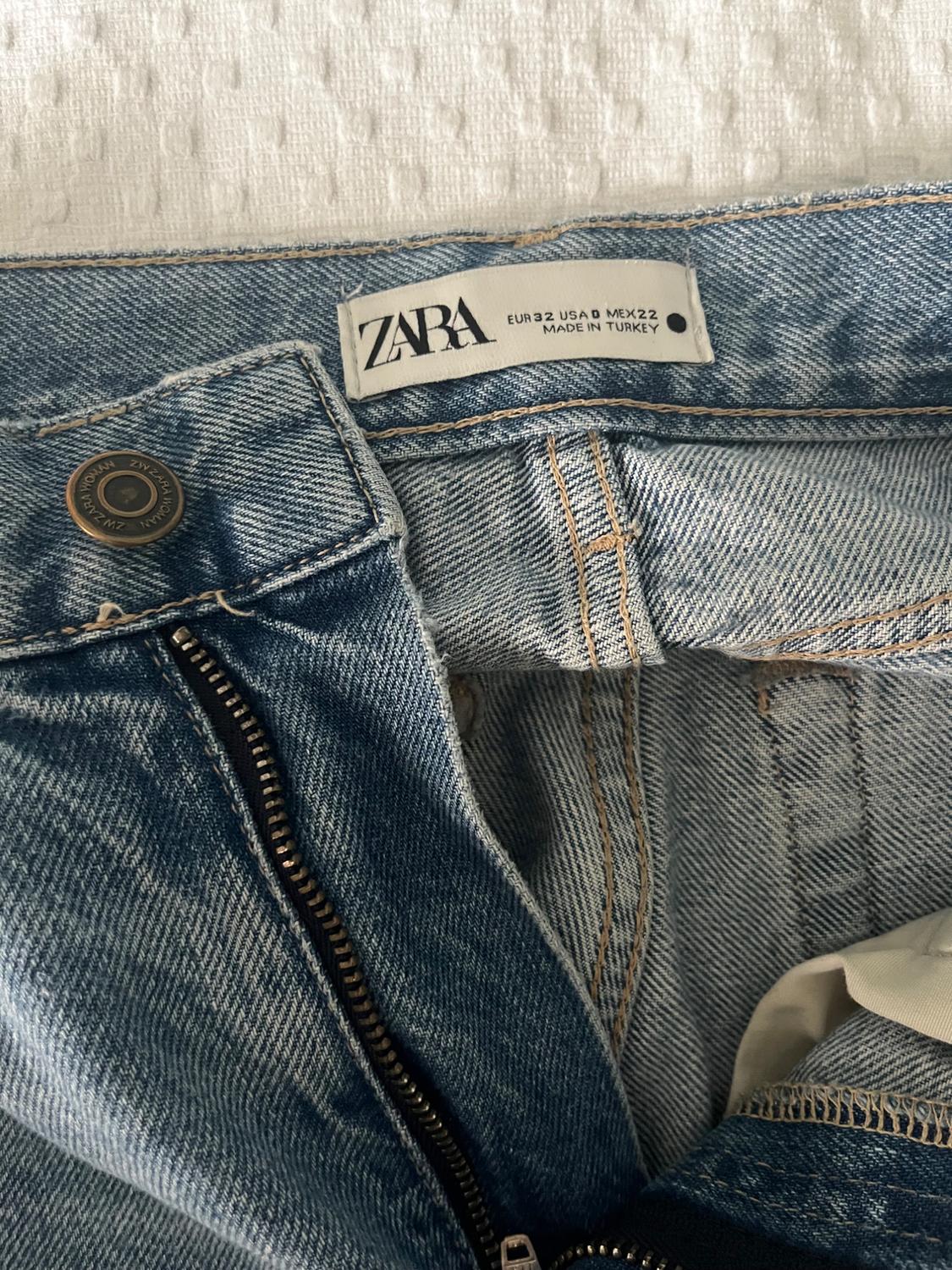 ZW STRAIGHT-LEG MID-RISE CROPPED JEANS - Image 8