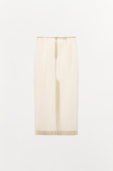 JUPE MIDI EN ORGANZA - Iceberg de Zara - Image 5