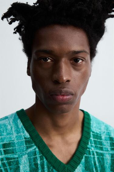 GRAPHIC PRINT KNIT WAISTCOAT © OTIS KWAME KYE QUAICOE - Emerald by Zara - Image 5