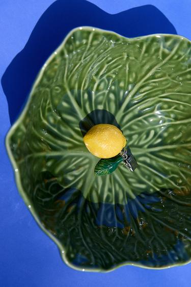 Zara STONEWARE CABBAGE BOWL - Green
