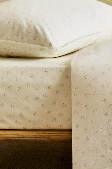 DRAP-HOUSSE ENFANT COTON MINIFLEUR - Bleuté de Zara - Image 5