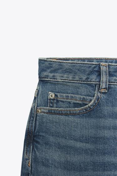 JEANS Z1975 STRAIGHT LOOSE MID-WAIST - Blue by Zara - Image 9