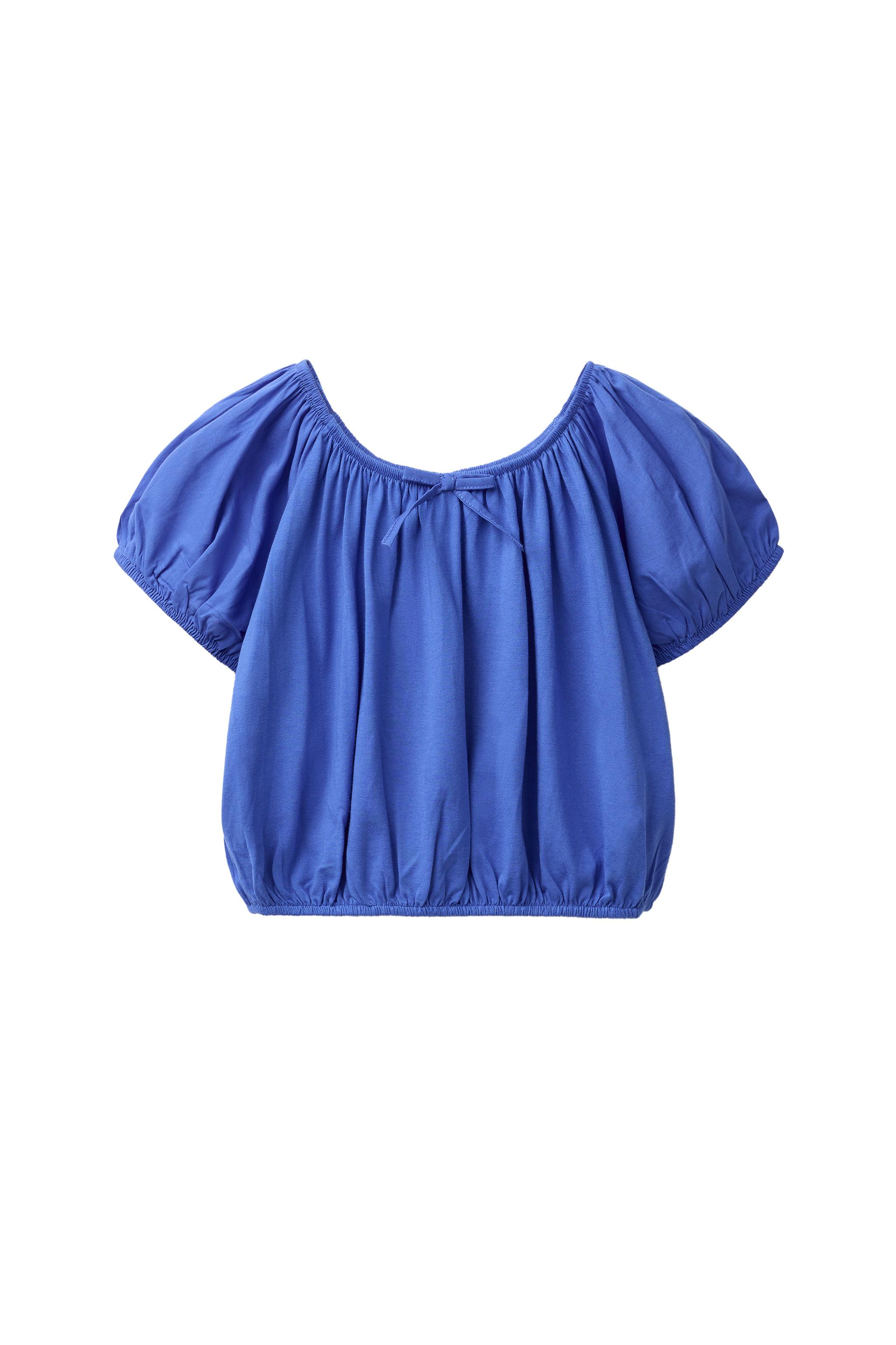 えりか99willfully balloon sleeveBL POPLIN BALLOON SLEEVE SHIRT - Light blue | ZARA South Africa