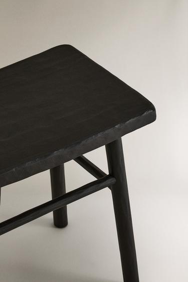TABOURET MARTELÉ - Marron foncé de Zara - Image 2
