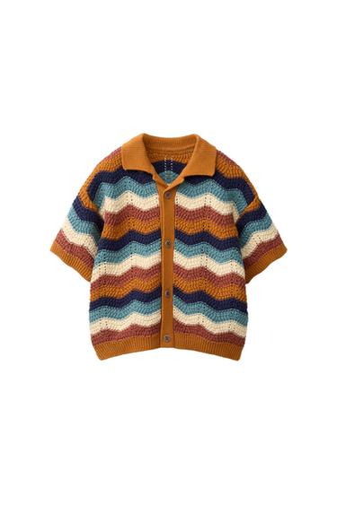 PLETENA KVAČKANA SRAJCA - Večbarvno od Zare