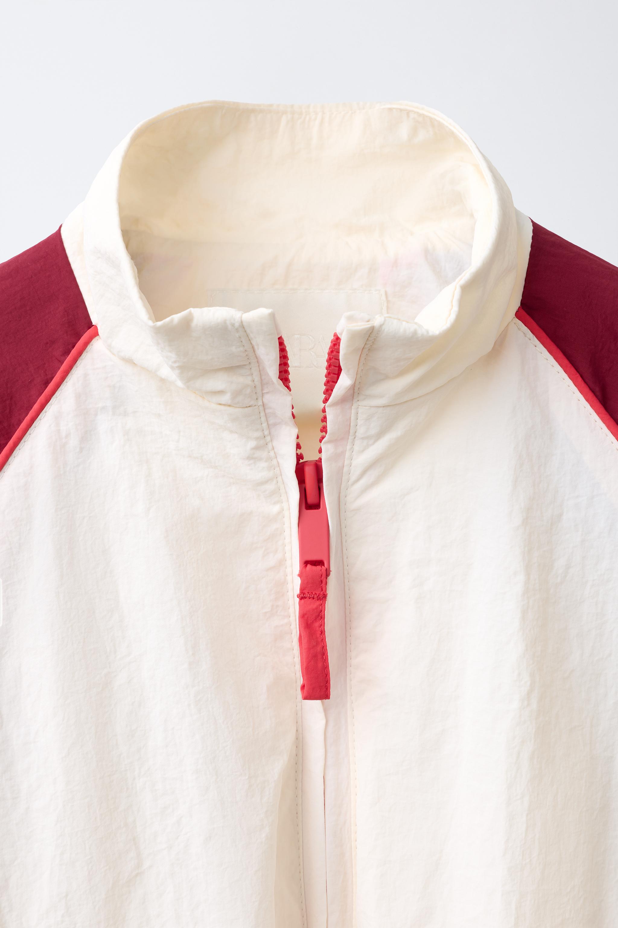 Детские куртки Zara SPORTY COLOR BLOCK TECHNICAL JACKET — фото 4