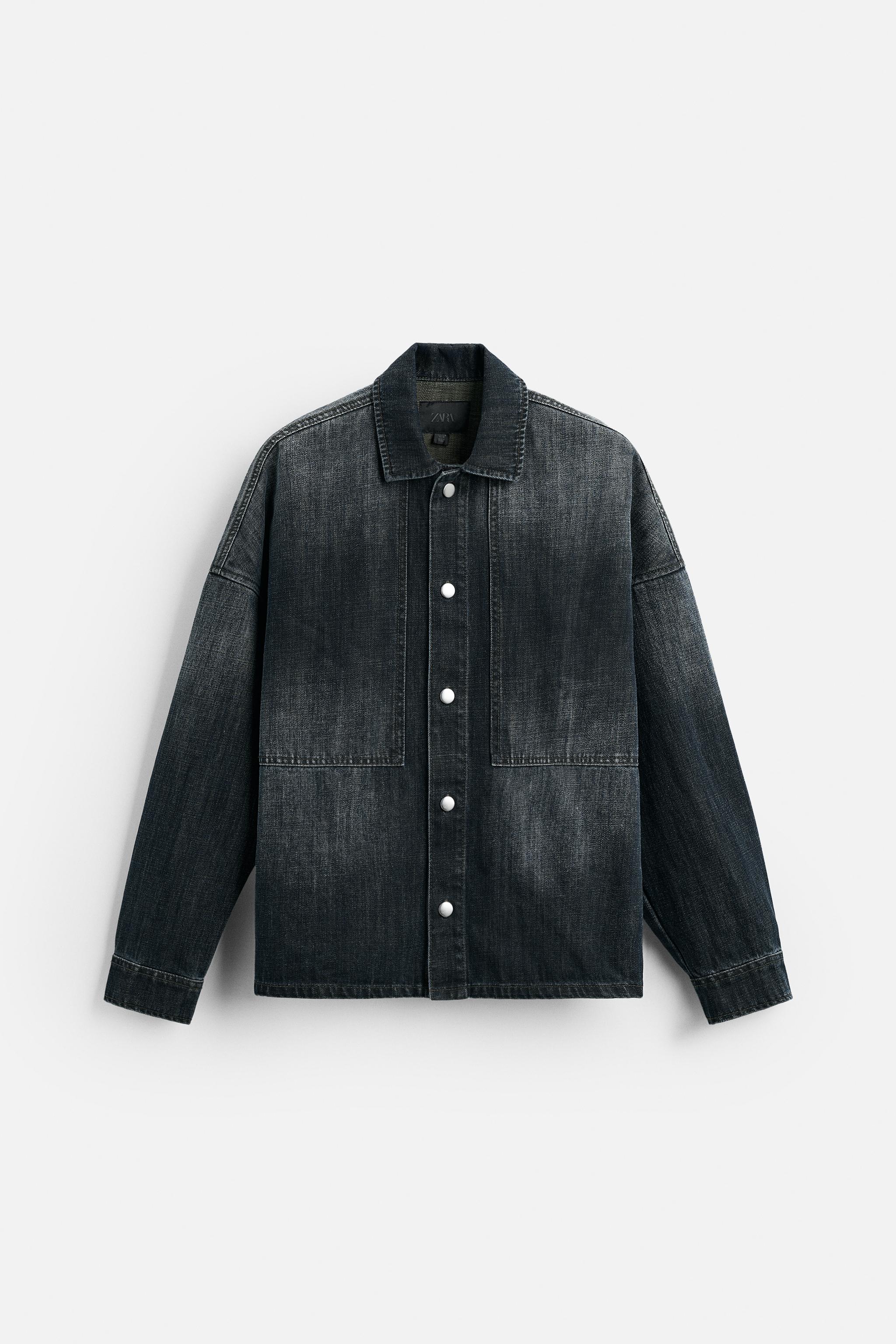 【ZARA】オーバーサイズフィット デニムシャツ 3991/423/405 オーバーサイズフィット デニムシャツ - インディゴブルー