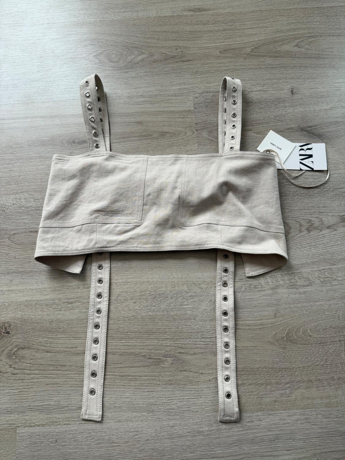LINEN BLEND CROP TOP - LIMITED EDITION - Image 4