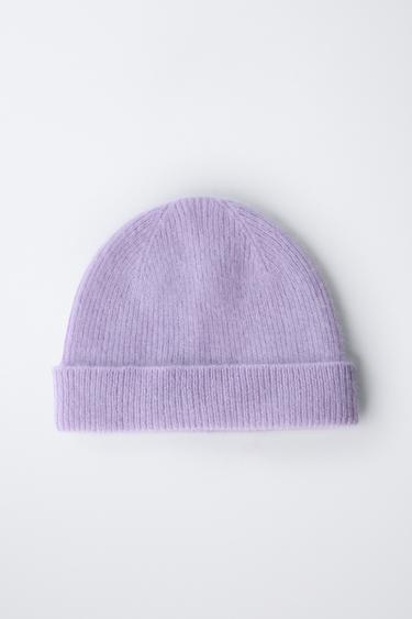 WOOL AND CASHMERE BEANIE SKI COLLECTION - Purple by Zara - Image 3