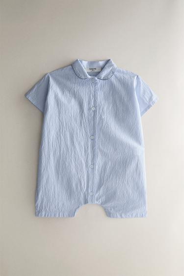 KIDS' SHORT ROMPER - Light blue by Zara - Image 0