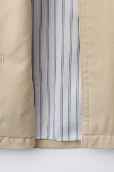 SHORT TRENCH COAT - Sand by Zara - Image 7