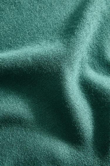 FRINGED THROW - Turquoise by Zara