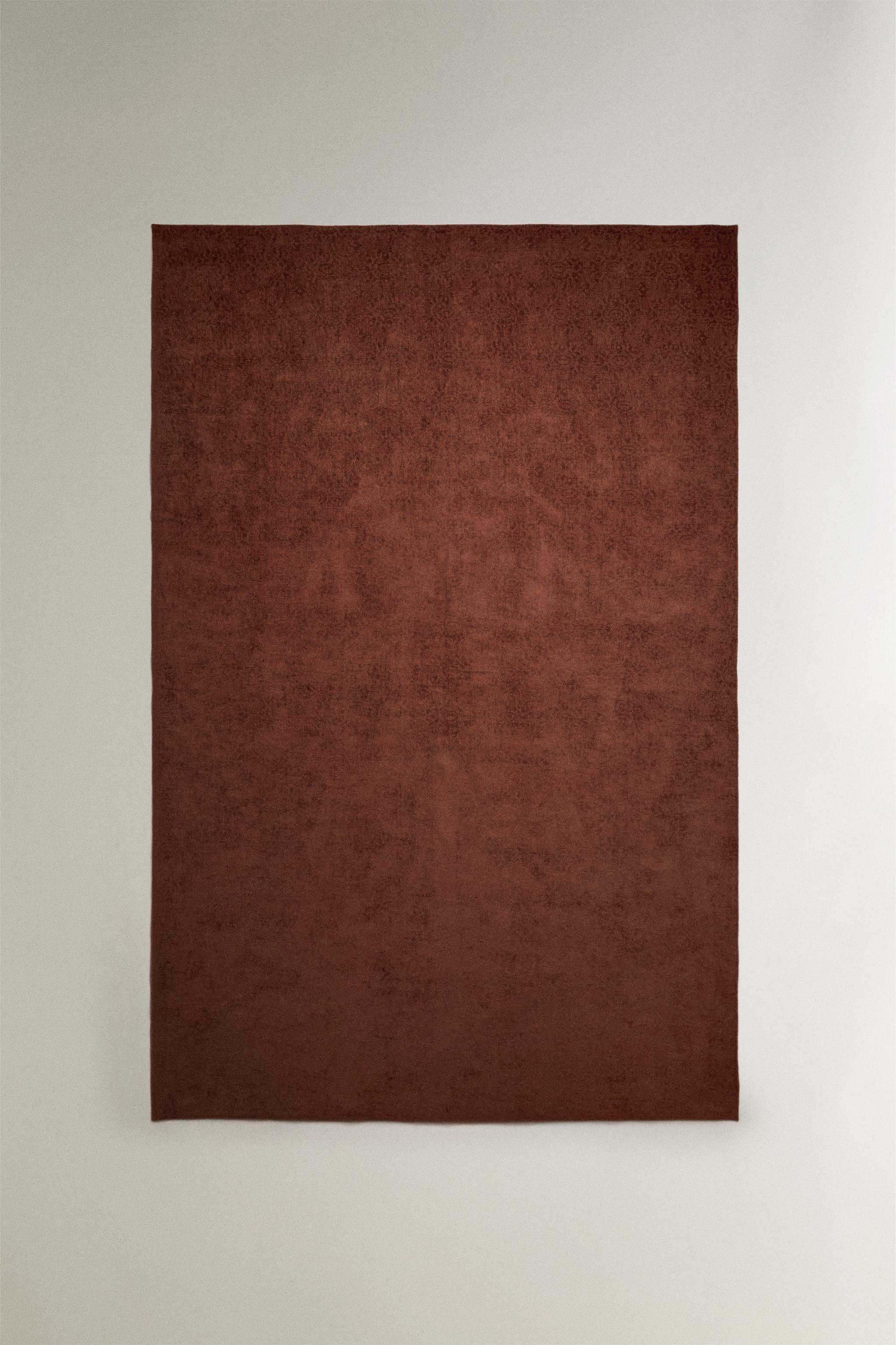 CHENILLE JACQUARD BLANKET — Pink