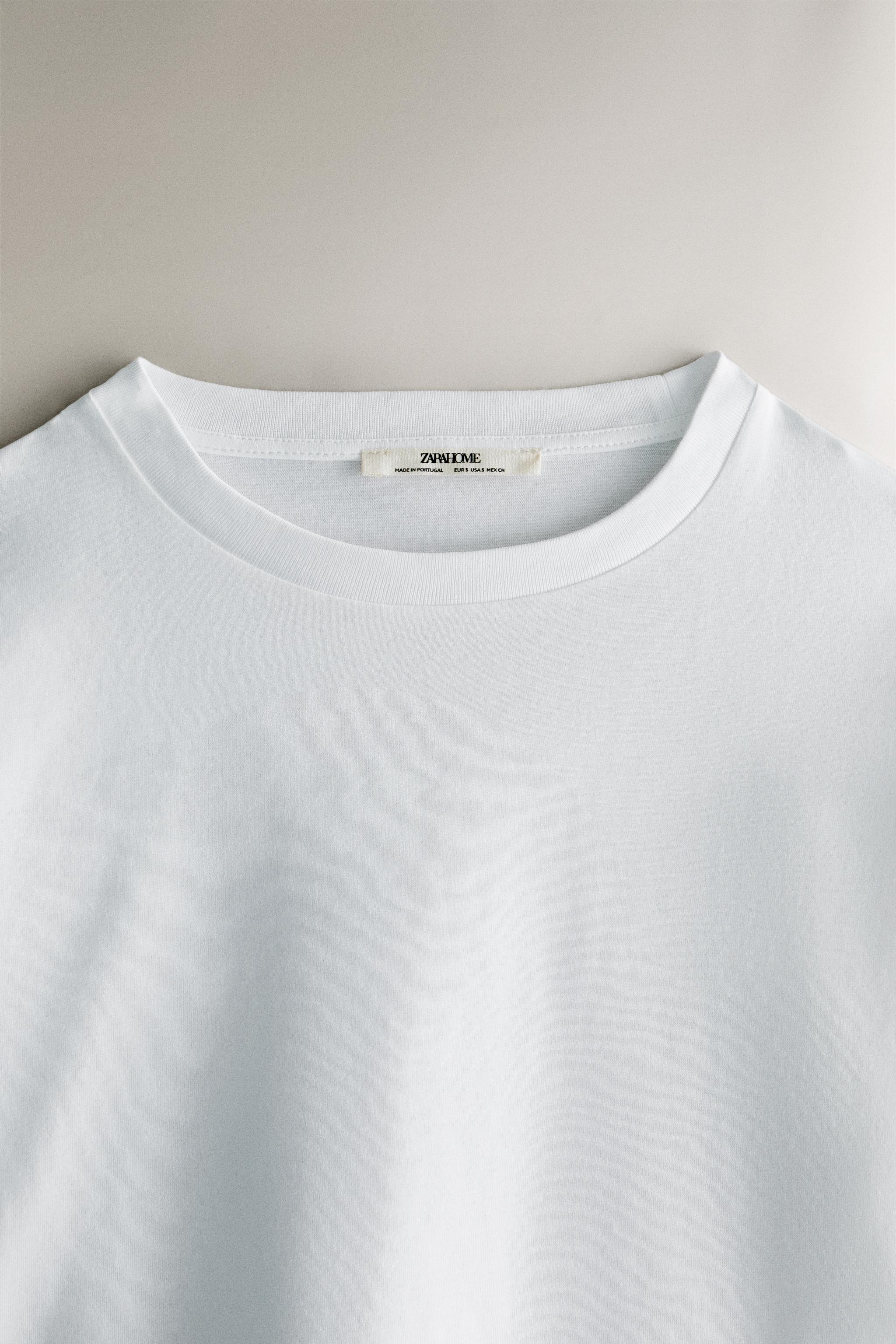 コットン 長袖Tシャツ - ホワイト | ZARA Japan / 日本