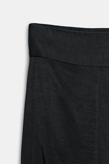 PANTALON À FENTES ZW COLLECTION - Noir de Zara - Image 11