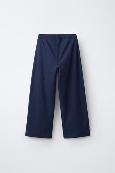 WIDE-LEG PANTS — Midnight blue 2