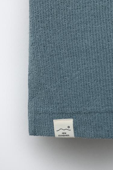 CHEMISE BOWLING RUSTIQUE - Bleu / Vert de Zara - Image 3