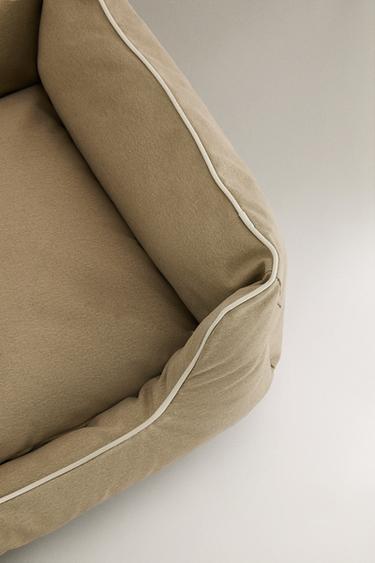 PET BED WITH PIPING - Beige by Zara - Image 3